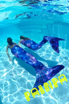 Dekleta morska deklica Repi Plavanje Obleke Cosplay Kostum Plaži otročiči odraslih morska deklica Kopalke za Otroke Swimmable Kostumi