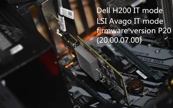 Dell H200 Integrirano 6Gbps SAS HBA w/ LSI 9211-8i P20 JE Način ZFS FreeNAS unRAID