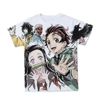 Demon Slayer Anime Majica Za Moške Manga T-Majice Camisetas Roupas Masculinas Koszulki Srajca Homme Camisas De Hombre Poleras