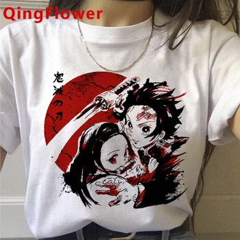 Demon Slayer Kimetsu Ne Yaiba Tanjiro Kamado majica s kratkimi rokavi moški grunge kawaii japonski grafični tees ulzzang t shirt harajuku ulzzang