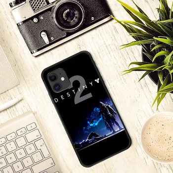 Destiny 2 igra Telefon Primeru Zajema Trup Za iphone 5 5s se 2020 6 6s 7 8 12 mini plus X XS XR 11 PRO MAX black Coque Silikonski Lupini