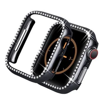 Diamond Odbijača Zaščitni ovitek za Apple ura Zajema Serije 6 SE 5 4 3 21 38 MM 42MM Uro Iwatch 40 mm 44 watch dodatki