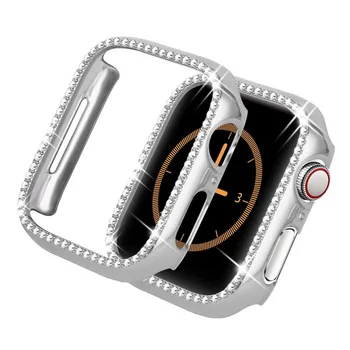 Diamond Odbijača Zaščitni ovitek za Apple ura Zajema Serije 6 SE 5 4 3 21 38 MM 42MM Uro Iwatch 40 mm 44 watch dodatki