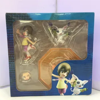 Digimon Avanturo Ukrepanje Številke Yagami Hikari Tailmon Igrače PVC Set Model Anime Figur Otroci Lutka Brinquedos Juguetes Božič Darilo