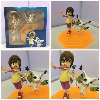 Digimon Avanturo Ukrepanje Številke Yagami Hikari Tailmon Igrače PVC Set Model Anime Figur Otroci Lutka Brinquedos Juguetes Božič Darilo