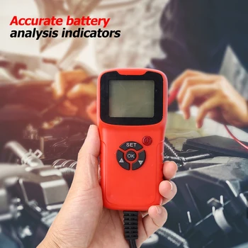 Digitalni 12V Akumulator Tester za Vozila Avto LCD Baterije Test Analyzer Auto Sistem Analyzer Napetost Ohm Test Diagnostična Orodja