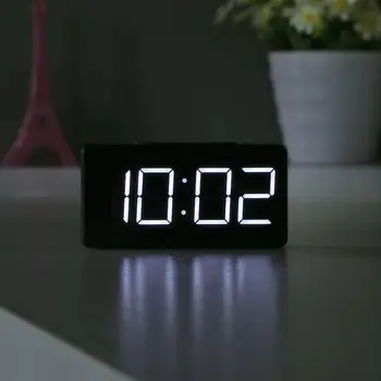 Digitalni Alarm LED Ura Dremež Tabela Ura Elektronska Ura Desk Budilka USB Časovnik Koledar °C-℉ Termometer