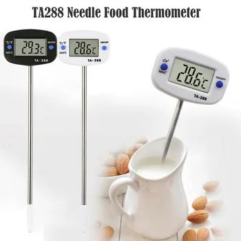 Digitalni Kuhinja Hrana, Voda, Termometer Za peko na žaru Elektronski iz Nerjavečega Jekla Senzor Mesa Pečica za Kuhanje Mleka, Merilnik Temperature Orodje