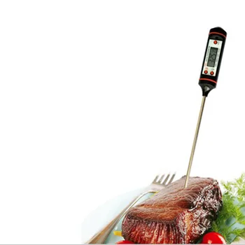 Digitalni LCD Mesa Termometer Kuhanje Hrane doma notranjo Kuhinja BBQ Sonda Vode, Mleka, Olja, Tekočih Pečica test Digitalni Termometer
