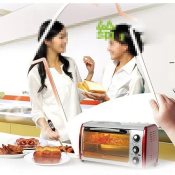 Digitalni LCD Mesa Termometer Kuhanje Hrane doma notranjo Kuhinja BBQ Sonda Vode, Mleka, Olja, Tekočih Pečica test Digitalni Termometer