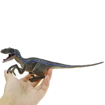 Dinozaver Model Igrače Modra Velociraptor Dinozaver Veren Akcijska Figura Živali Model Igrače Zbiralec Premično Usta Svetu Jurassic