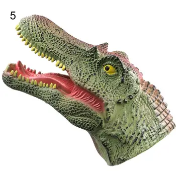Dinozaver Strani Igrače, Ročno izdelane Stranka Darila Mehke Plastike Realne Živali, Dino Rokavice Lutke za Zgodbo Pripoveduje