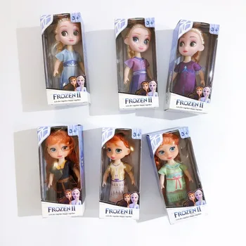 Disney blaga prodajajo kot vroče pecivo, Zamrznjene Princesa Lutka Gift box set Elsa malo princesa Lutka Dekle Igrati Hiša Igrače