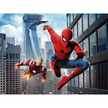 Disney Marvel Platno Slikarstvo Avengers, Iron Man, Spiderman, Plakatov in Fotografij Stenskih slikah, Za Dom Dekor Darilo