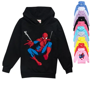 Disney Marvel Spider-Man nova risanka veliko otrok hooded suknjič spomladi in jeseni slog pulover 10 barv neobvezno udobno