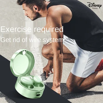 Disney Mickey Brezžične Slušalke Bluetooth Prenosna Slušalke Predvajalnik Glasbe, Športnih Samodejno Zmanjšanje Hrupa Ženske Nevidno Slušalke