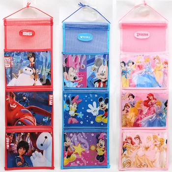 Disney princesa otrok denarnice visi skladiščenje vrečko Zamrznjene ELSA majhno omaro za shranjevanje steno, vrata nazaj žep sortiranje vrečko