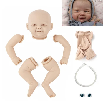 DIY Prazno Prerojeni Baby Doll Kit Nasmeh 20 palčni Vivienne Unpainted Nedokončane Lutka Deli Baby Nedokončane Vinil Kit