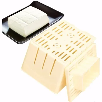DIY Tofu Pritisnite Domače Tofu Maker Tofu Pralni Pritiskom Orodje Krpo Sir Sir Plesni Plesni Kit Plesni Tofu Kuhinja A2Y7