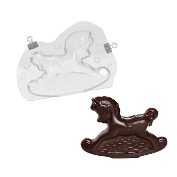 DIY Ustvarjalne Trojanski Konj Čokolada Plesni Enostavno Čiščenje Plastike, Prozorni Ustvarjalnost Torto Dekoracijo Peko Peciva Orodja Plesni
