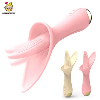 DOPAMONKEY Jezika Vibrator 30 Hitrost Vode, ki so dokaz G Spot AV Palico Sex Igrače za Žensko Klitoris Vibrator Stimulator Sex Igrače Dildo