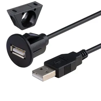 DOXINGYE Avto armaturne plošče Audio Stereo Podaljšek Kabla USB Podaljšek Vodila Kabel 100CM Nepremočljiva Kabel Prilegajo Več Napravo