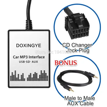 DOXINGYE USB, SD, AUX Avto MP3 Predvajalnik Radio CD Changer Adapter Za Ford Focus Galaxy Ka Mondeo C-Max Orion Explorer Vmesnik