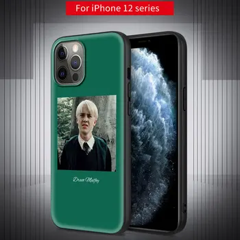 Draco Malfoy Primeru Telefon Za iPhone 7 8 11 12 Pro Max 12Mini X XS XR Max SE 2020 Plus Mehka Silikonska Black Coque