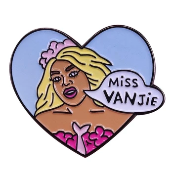 Drag Race broška pin super-cute drag queen značko