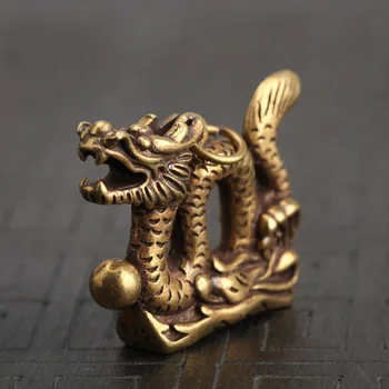 Dragon Ornament Figur Tradicionalnih Kip Občutljivo Obesek Obrti Zaslon