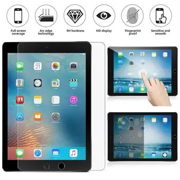 Dustproof Kaljeno Steklo Transprent Anti-fingerprint Screen Protector za iPad Pro 9.7 2017 Anti-knock Zaščitno folijo