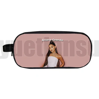Dvojna Plast 3D Ariana Grande Svinčnik Modni Visoke Kakovosti Functionary Kozmetične Vrečke Fant Dekle Pero Vrečko Študentov Vrečko za Shranjevanje