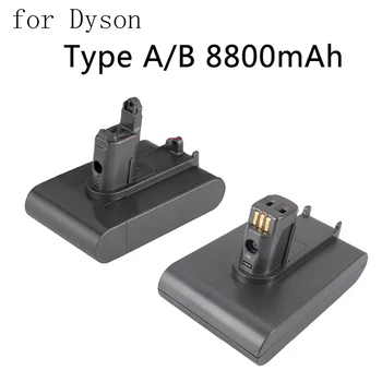 Dyson 22.2 V 8800mAh Fit TypeA ali B Li-ion Vakuumske Baterija za Dyson DC35, DC45 DC31, DC34, DC44, DC31 Živali, DC35 Živali & 8.8 Ah