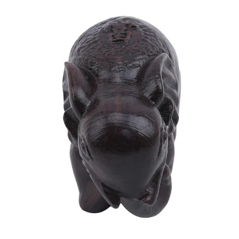Ebony Lesa Carvinga Slon Ornament Masivnega Lesa, Carvinga Pohištvo Verandi Urad Dekoracijo Obrti, Mikro Krajinsko
