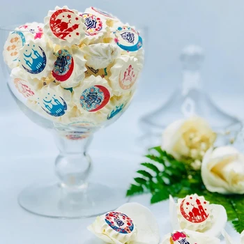 Eid Mubarak Užitni Rezin Papir Cupcake Dekoracijo Sladkorja Žig Prenos Stanja,