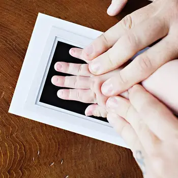Ekstra Velika Baby Safe Inkless Dotik Handprint in Odtis Žiga Blazine Newborn Baby Handprint Odtis Photo Frame Kit Non-Toxi