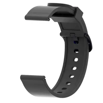 Elastična Silikonska Watch Trak Za Amazfit Bip Huami TICWATCH Samsung Zamenjava Enobarvni Silikonski Elastični Solo Zanke Zapestnica