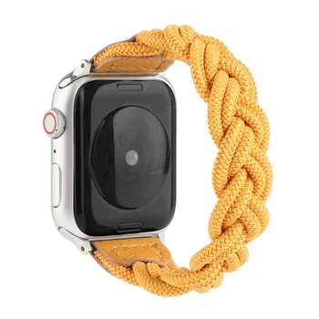 Elastični Tkanega Najlonskega Traku za Apple ura 5 Trak 40 mm 44 Zapestnica za Apple Watch 6 4 3 38 mm 42mm Pleteni Solo Zanke Trak Pasu
