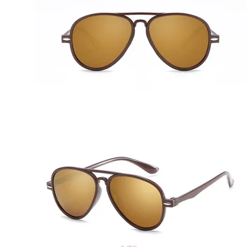 Elbru Moda Baby Retro sončna Očala Pilotni sončna Očala Otrok na Prostem Ultravijolično-dokazilo Očala Barvni Film Očal Za Girls&Boys