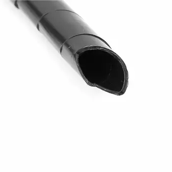 Električne Žice Kabel za Varstvo 8 mm Cev Spiralno Zaviti Cev 13meter Black trajne