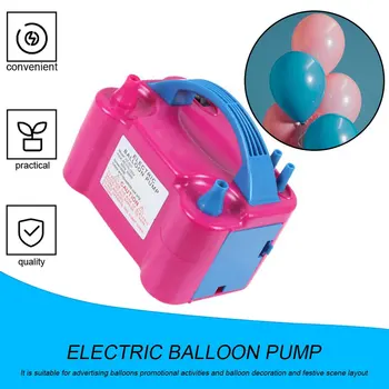 Električni Balon Črpalka Dvojno Šobo Inflator Zraka, Puhala 600W Portala Balon Inflator AC Napihljivi Zraka, Puhala Balon Dodatki