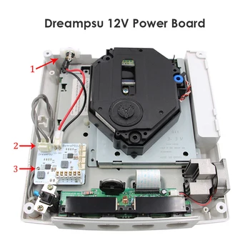 Elektronski Pralni Dodatki DreamPSU Rev2.0 12V Nadomestni napajalnik za SEGA DreamCast igralne Konzole