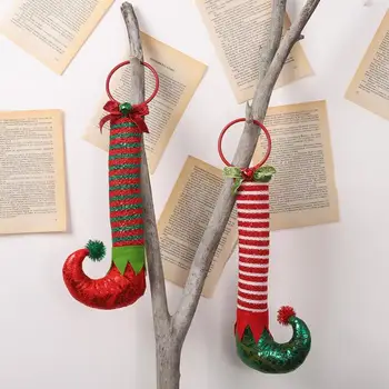 Elf Noge Visi Obroče Knockers Vrata, Božič, Novo Leto, Dekoracijo za Dom Navidad Dekor