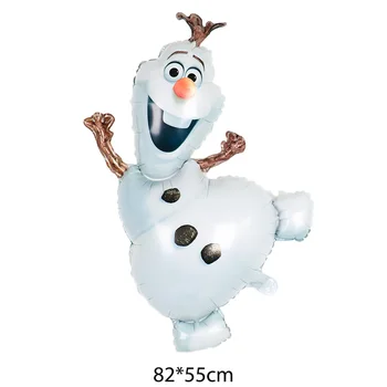 Elsa Olaf Disney Zamrznjene Princesa Aluminijeva Folija Baloni Baby Tuš Dekle Snežaka Rojstni Okraski Otroci Igrače Zraka Globos