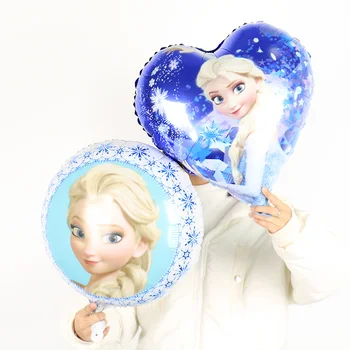 Elsa Olaf Disney Zamrznjene Princesa Aluminijeva Folija Baloni Baby Tuš Dekle Snežaka Rojstni Okraski Otroci Igrače Zraka Globos