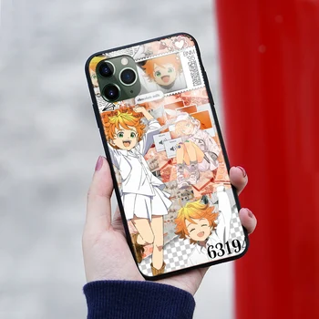 Emma Je Obljubil, Anime Neverland Stekla Mehki Silikonski Primeru Telefon ZA IPhone SE 6 7 8 Plus X XR XS 11 12 Mini Pro Max Kritje Lupini