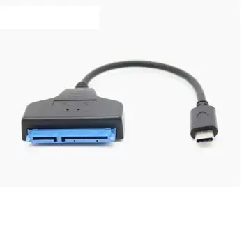 Enostaven Pogon Kabel 22PIN Na USB 3.1 Kabla 2,5-palčni SSD Eno Glavo Tip-C Podatkovni Kabel, Podpora za WinXP/Vista/Win7/8/8.1/10 32-malo