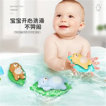 Enotni prodaje srčkan cartoon živali medved klasična otroška vode igrače otroška plavalna nosi rane verige po maslu otroci, ki so plaže za kopanje igrača