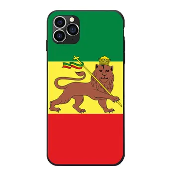 Etiopija Zastavo, Grb Temo Mehko TPU Telefon Primerih Za Samsung Galaxy A20 50 70 M20 30 S7 S8 S9 S10 5G LITE Rob PLUS OPOMBA