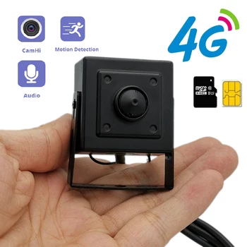 EU 3G 4G Lte Prenosni Mini 4G Kamera 1920P 1080P GSM SD Kartice SIM CCTV P2P Avdio Nadzor nadzorovati Varnostne Pinhole Camhi App
